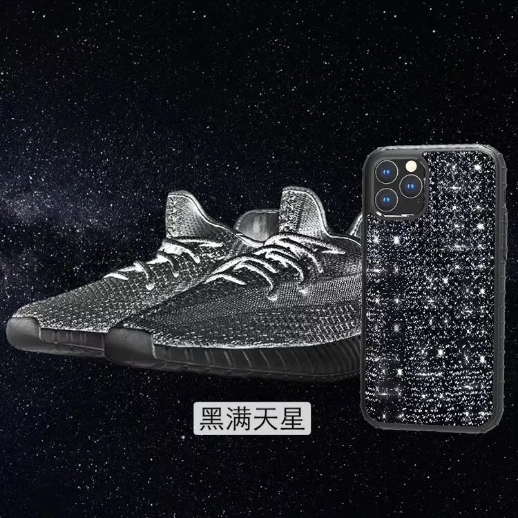 Спортивные кроссовки со светящимися звездами для iphone 7 8 6 s Plus 11 pro X Xs Max Xr чехлы из