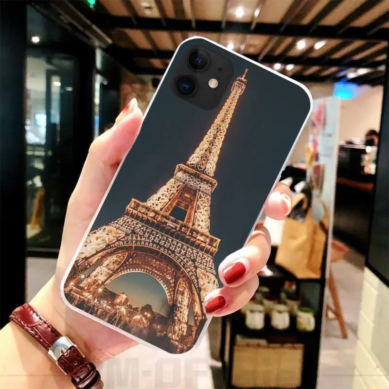 Модный чехол для телефона с изображением Парижской Эйфелевой башни iphone 5C 5 6 6s plus 7