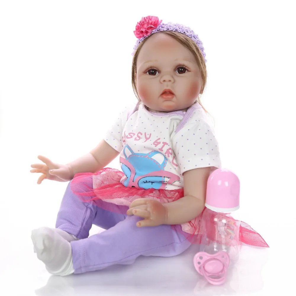 Bebes reborn realista виниловые Новорожденные принцессы Младенцы силиконовые куклы