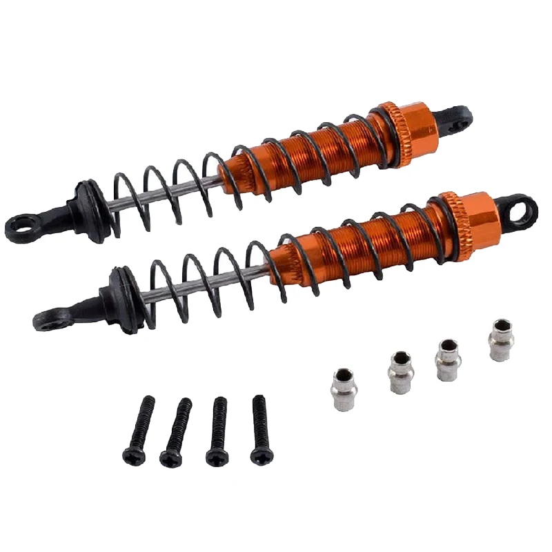 

4PCS Aluminum Front & Rear Shock Absorber Upgrade Parts for WLtoys 12428 12423 1/12 RC Car Crawler Short Course Truck