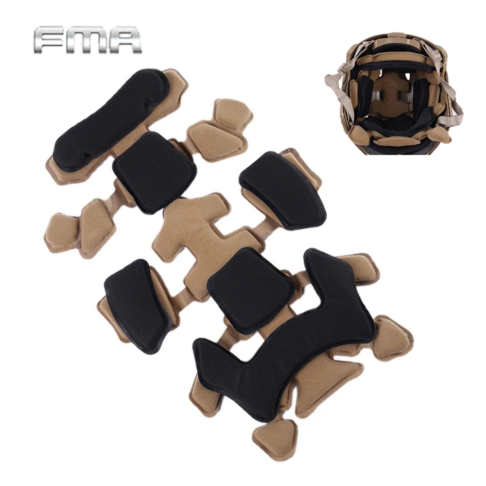 Тактические накладки для шлема FMA Мягкие из пены с эффектом памяти страйкбола