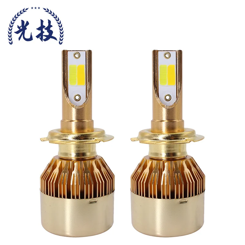 Точечный светильник светодиодный двухцветный головной H1 H7 H11 9005 9006 9012 880 H4 лампы