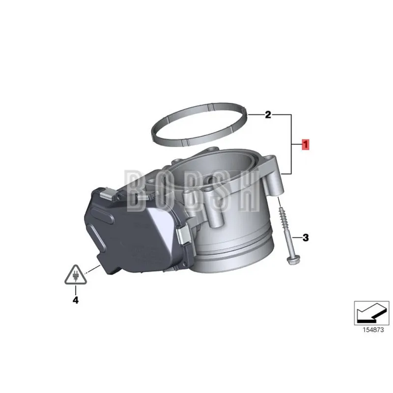 Корпус дроссельной заслонки автомобильного двигателя 2007-b mwE92 335i E90 E91 E60 LC I535xi E93 E88