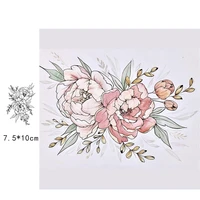 clear rubber stamps silicone seal for diy scrapbooking card flowers transparent new stamps making photo album crafts decorative