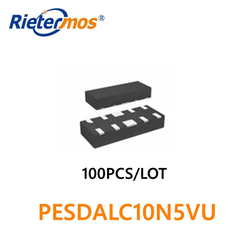 100 шт. PESDALC10N5VU P524 ESD DFN2510 10L DFN10|Запасные части| |