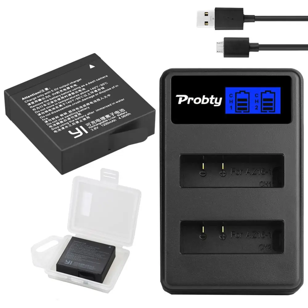 Аккумулятор 1200 мАч 3 85 В двойное зарядное устройство USB с ЖК-дисплеем для