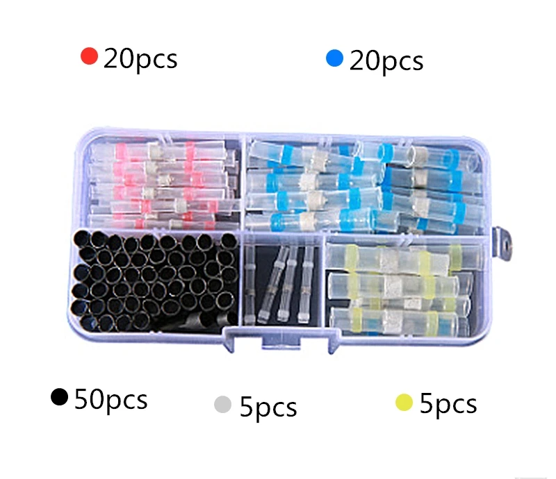 Водонепроницаемый термоусадочный соединитель для проводов 50/100 шт.|Изоляционные