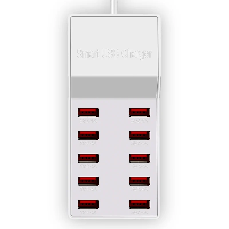 Зарядная док-станция с 10 USB-портами 50 Вт 5 В/10 А | Инструменты