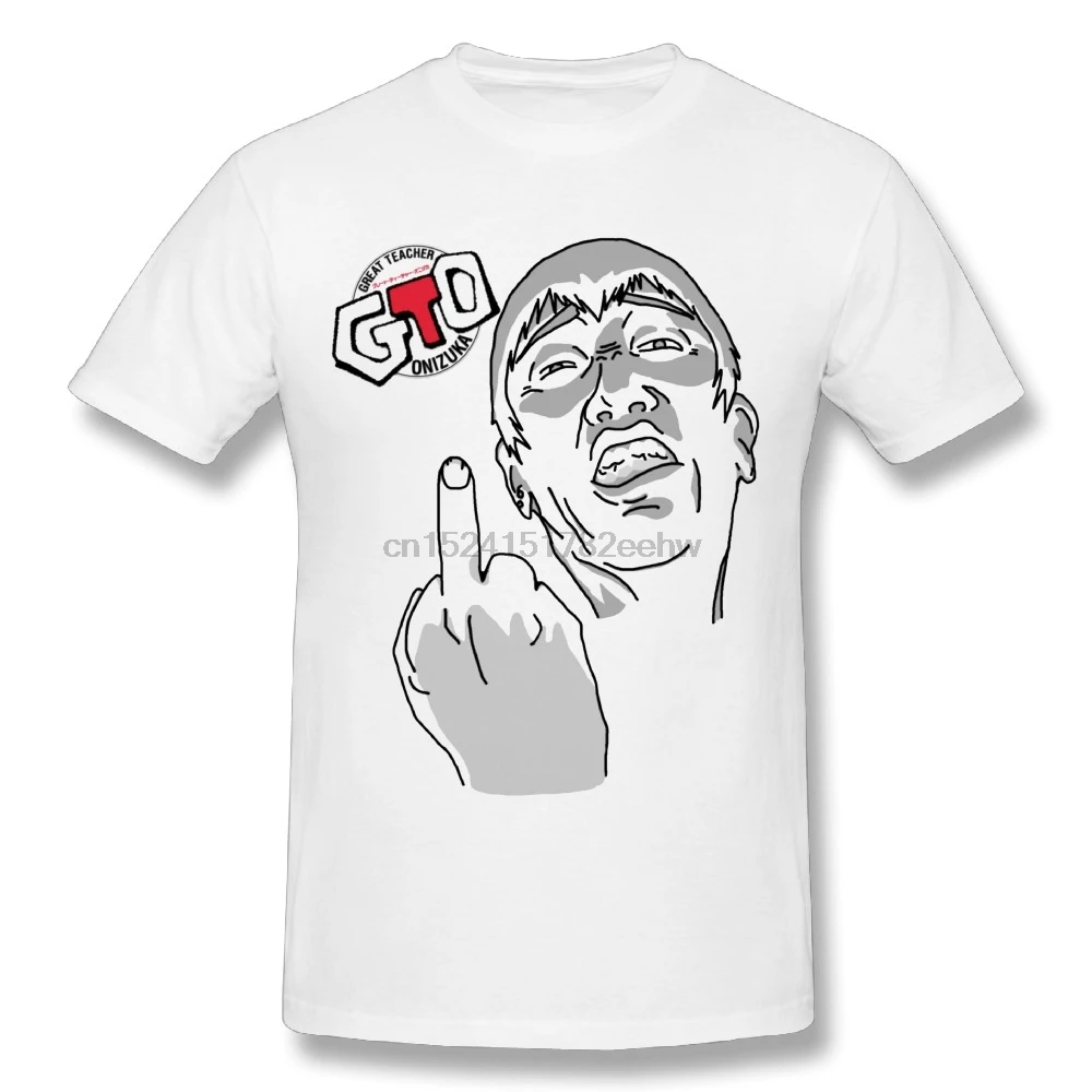 

Novelty Design 100% Cotton GTO T Shirt Men Great Teacher Onizuka T-Shirts Camiseta