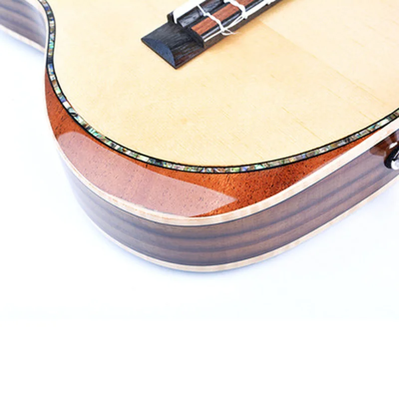 Укулеле концертное акустическое 24 дюйма электрическая тонкая мини-гитара с 4