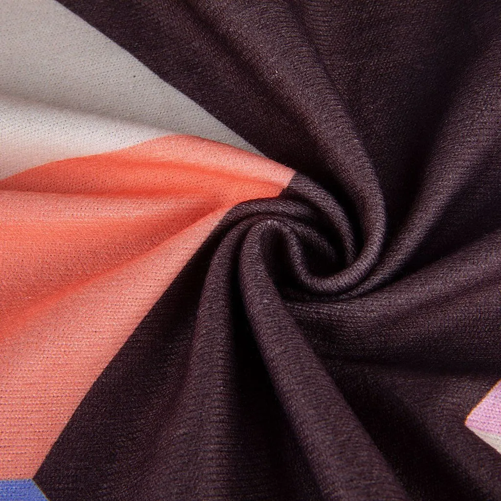 Многоцветный Полосатый Женский Осенний Тренч средней длины уличная верхняя