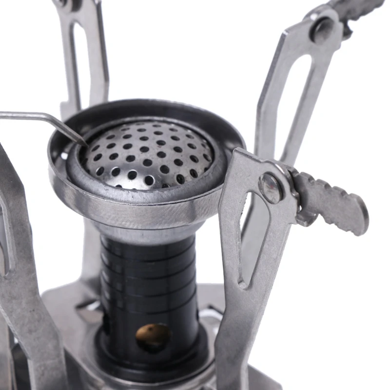 

Ultralight Backpacking Canister Travel Camp Stove Burner with Piezo Ignition New X7JD