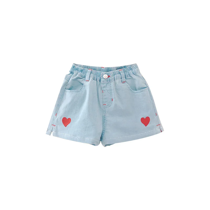 

Girls Clothing 2021 Summer Children's Jeans Summer Girls' Pants Paid T-Shirt Tops Children's Jeans Summer Children's Clothing