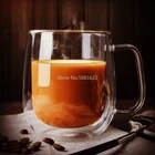 Термостойкая стеклянная чашка с двойными стенками, кружка для пива, кофе, креативная пивная кружка ручной работы, чашка для чая, стакан для виски, посуда для напитков