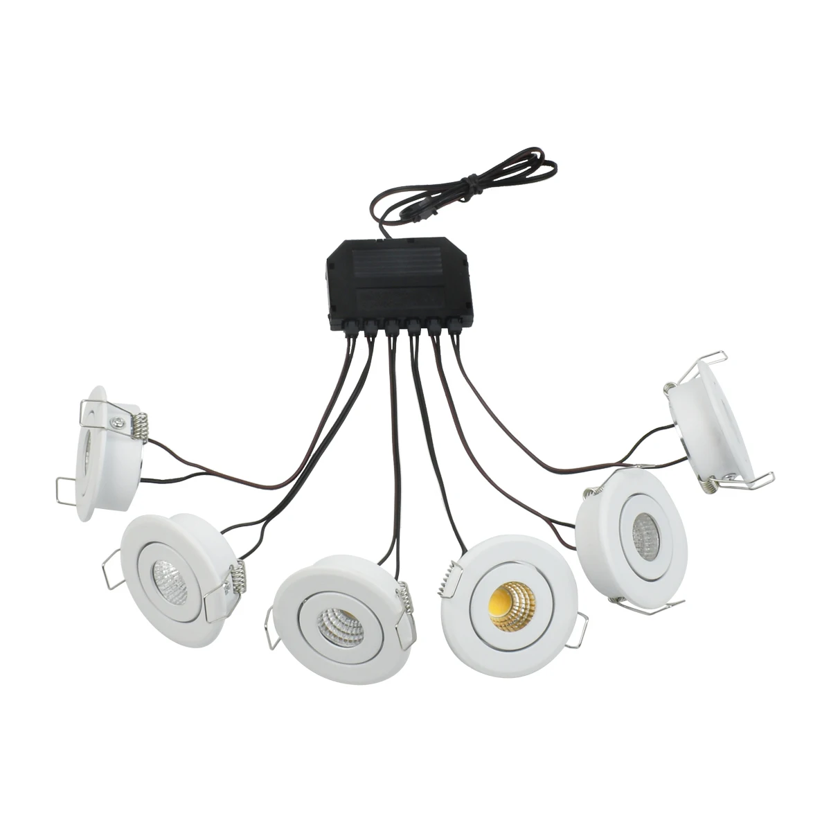 downlights regulável controle remoto lâmpada teto recessed