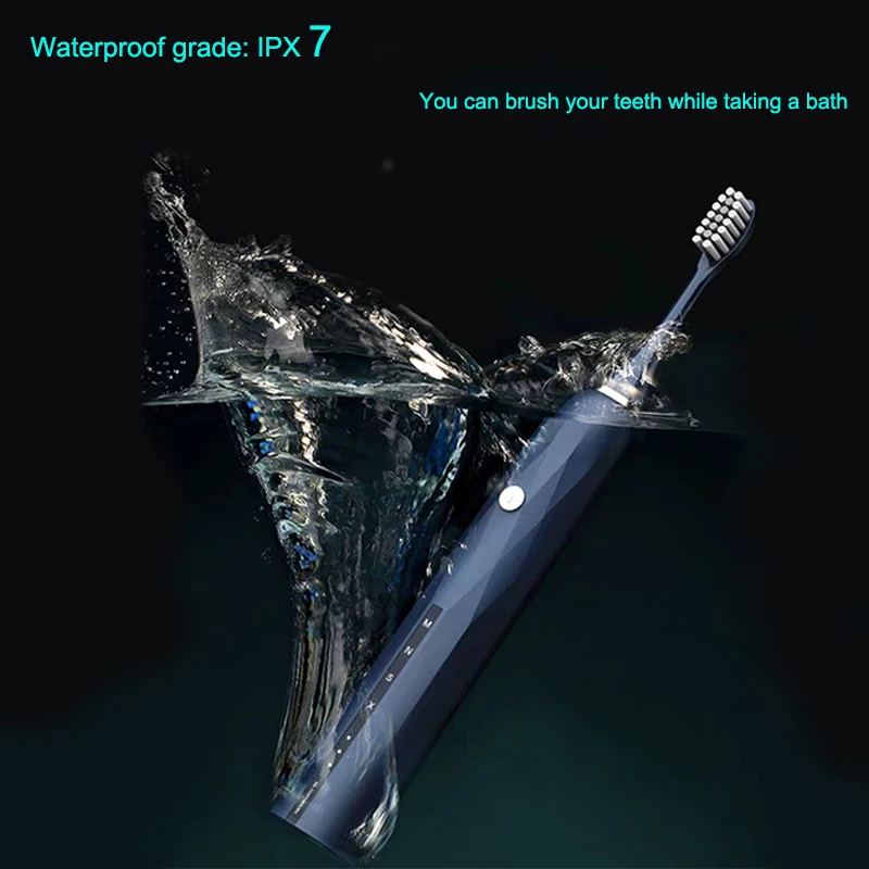 Электрическая зубная щетка S3 с таймером 4 режима зарядка от USB|Электрические