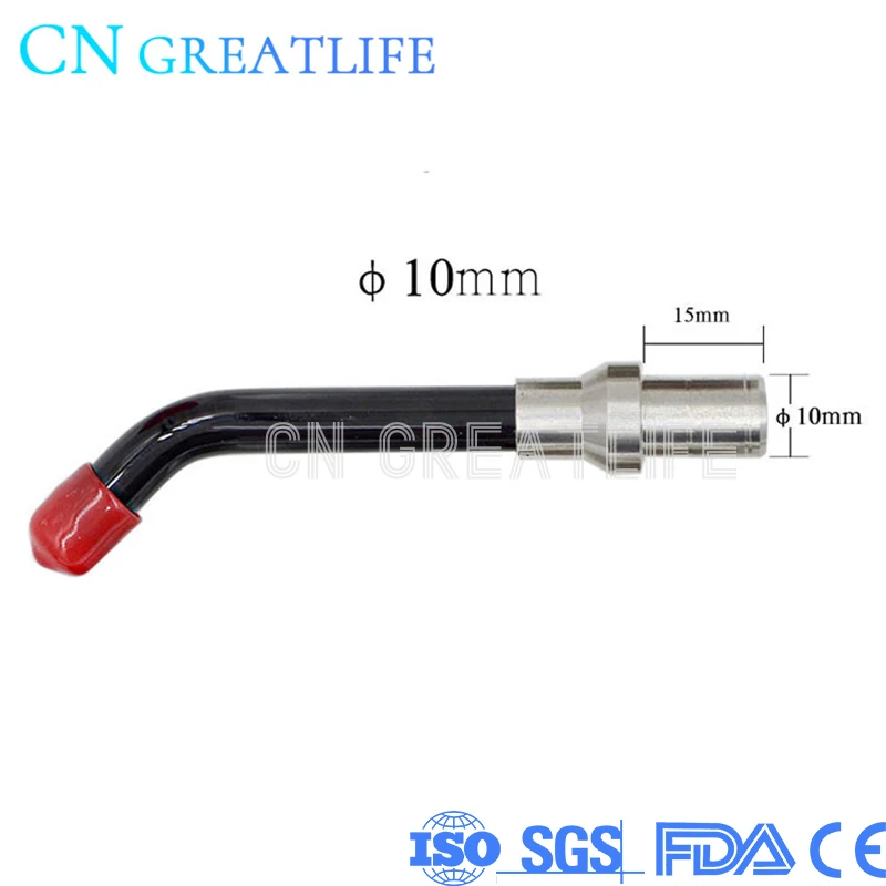 

5pcs 10mm Universal Tips Stick Dental Guide Optic Fiber Rod Rods Curing Light Glass Tips