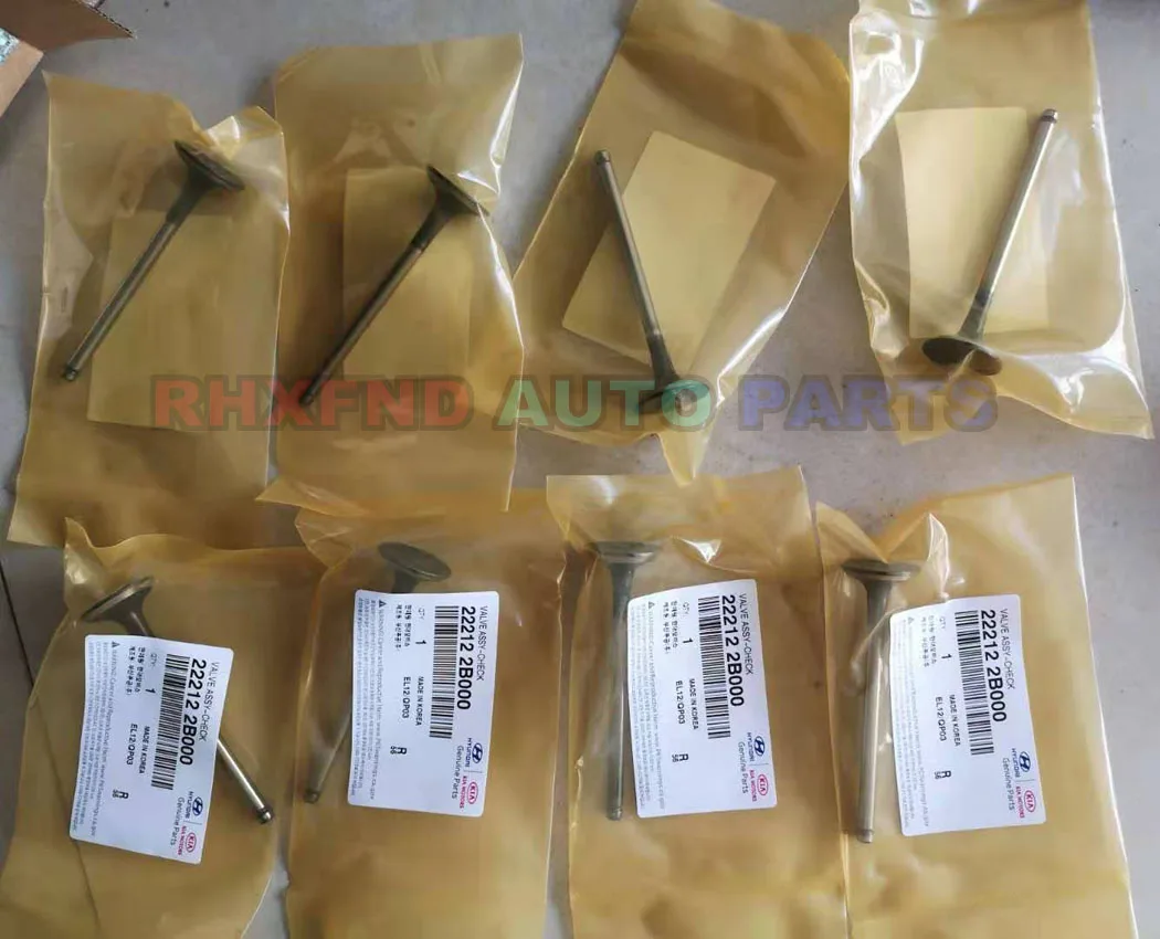 Оригинальный 22212-2B000 22211-2B000 G4FA G4FC G4FD впускной клапан для Hyundai Kia 1 6 4 16 шт. - купить по
