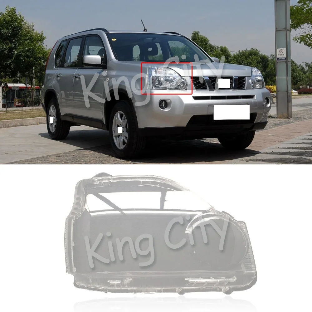 CAPQX 1 шт. для Nissan X-Trail XTrail X Trail 2008 2009 2010 передняя фара Прозрачная крышка фары абажур