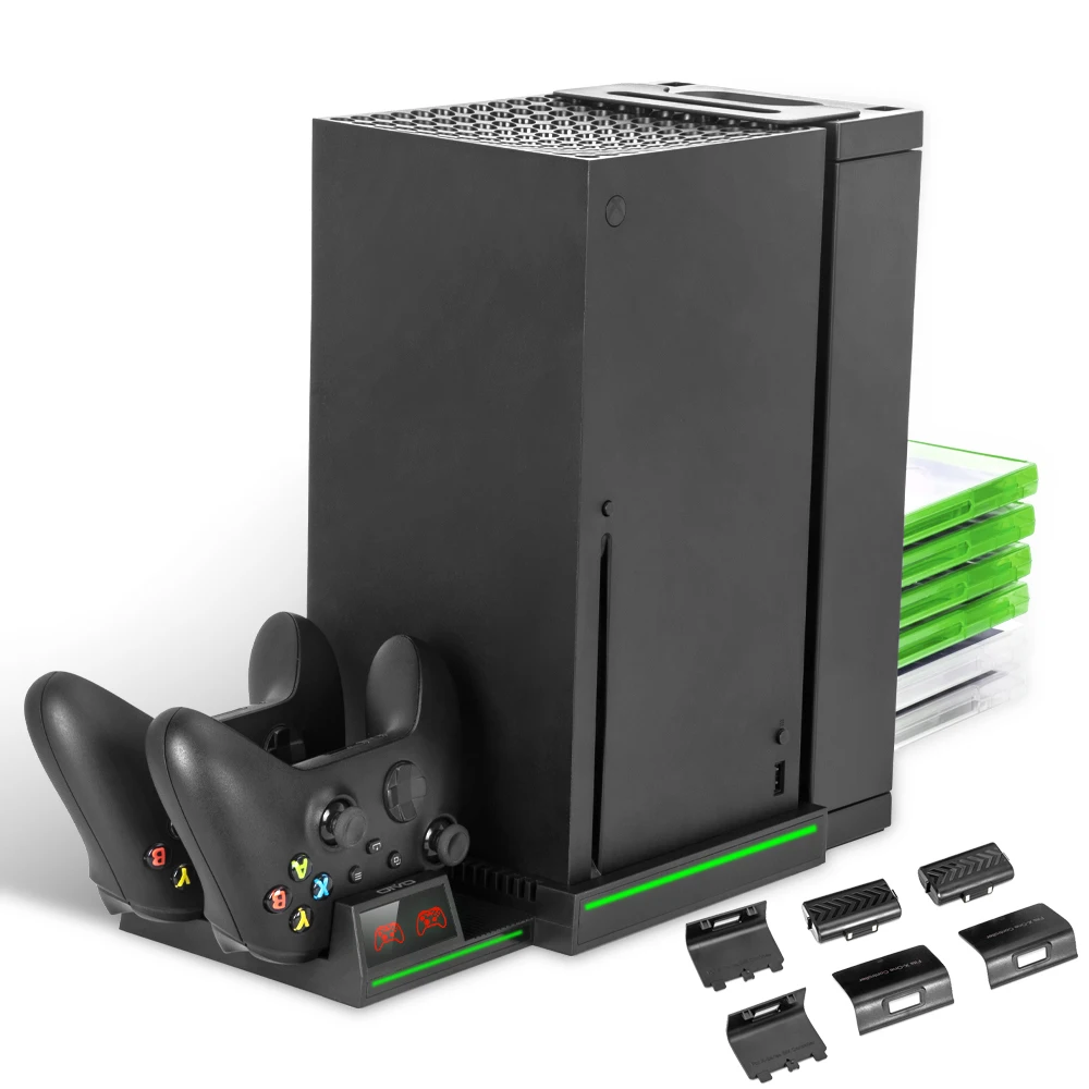 

OIVO Controller Rechargeable Battery Pack Pad Charger For X Box Xbox Series X Charge Kit Control Gamepad Charging Station Spare