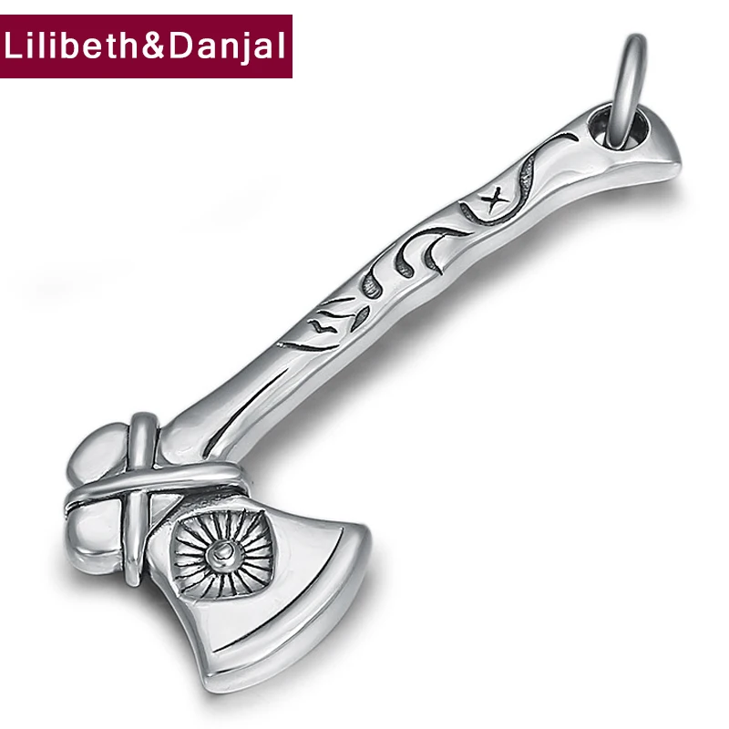 Мужская и женская подвеска Настоящее серебро 925 проба креативный топор молоток