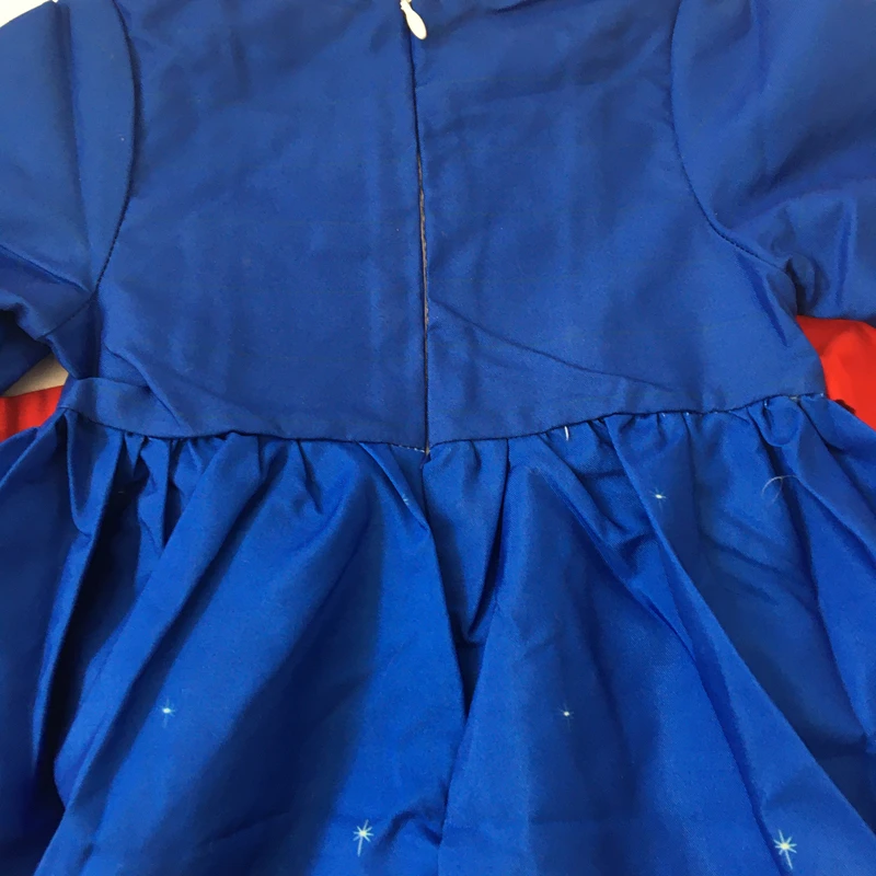 Модное рождественское платье для девочек хлопковая одежда с рождественским