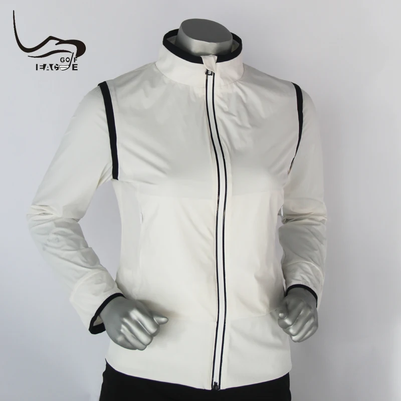 

EAGEGOF woman Golf coat Long Sleeve shirt female golf clothing girl autumn sports pullover Keep warm golf wear