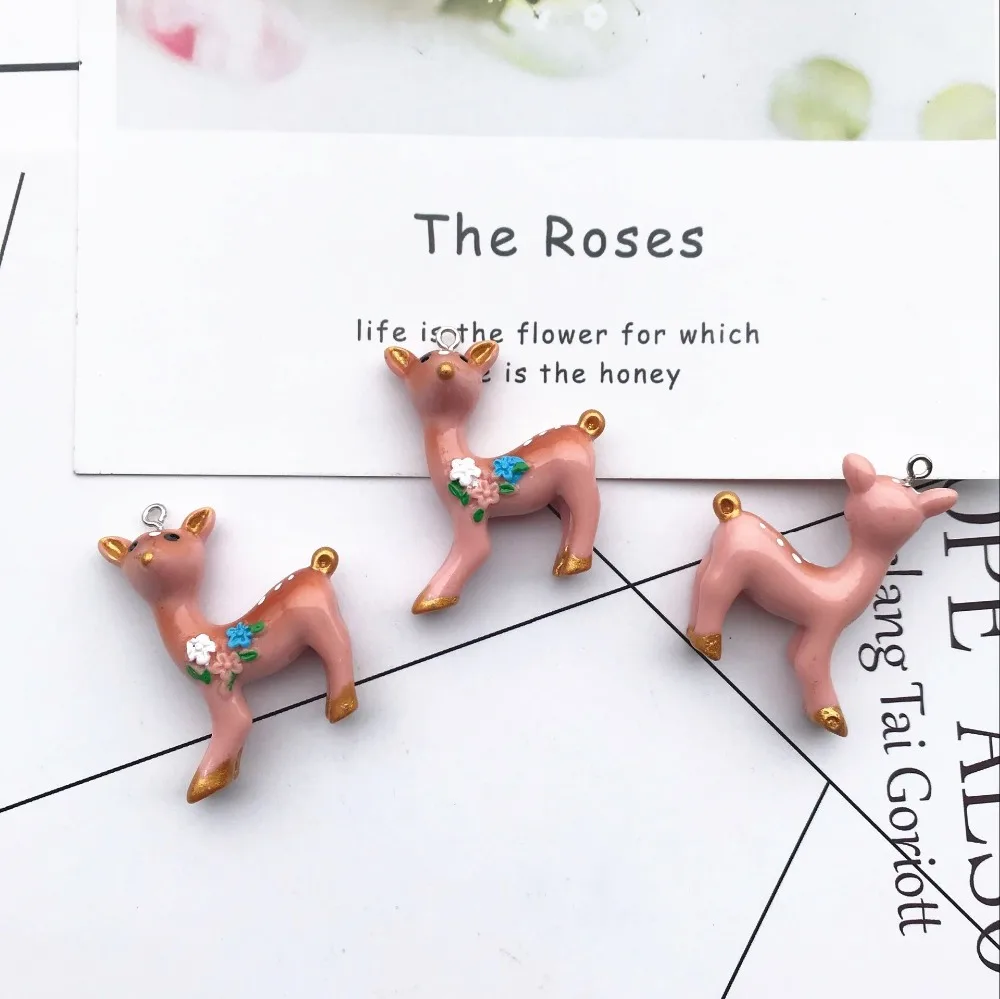 10 шт. подвески в виде оленя 35 х40 мм|Шармы| |