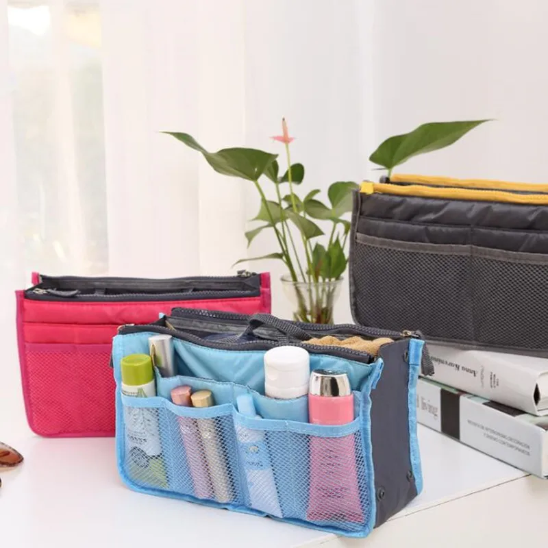 Двухслойный органайзер для путешествий мытья вещей косметичка хранения