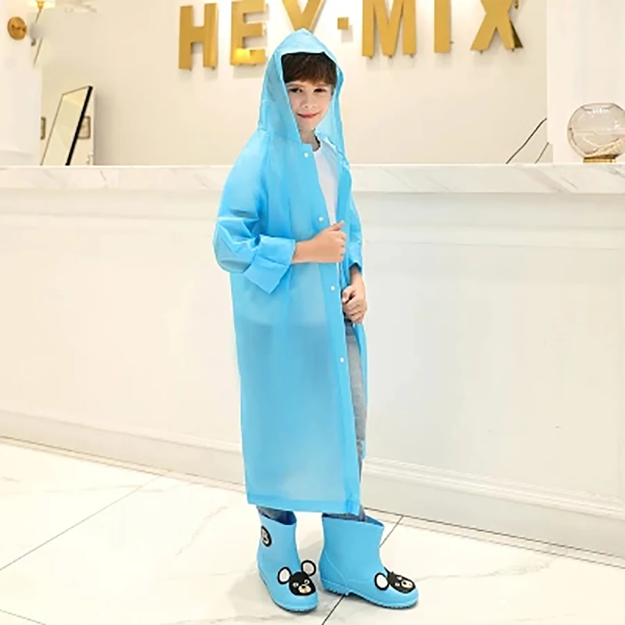 Водонепроницаемый детский дождевик Женский костюм для девочек дождевик-пончо