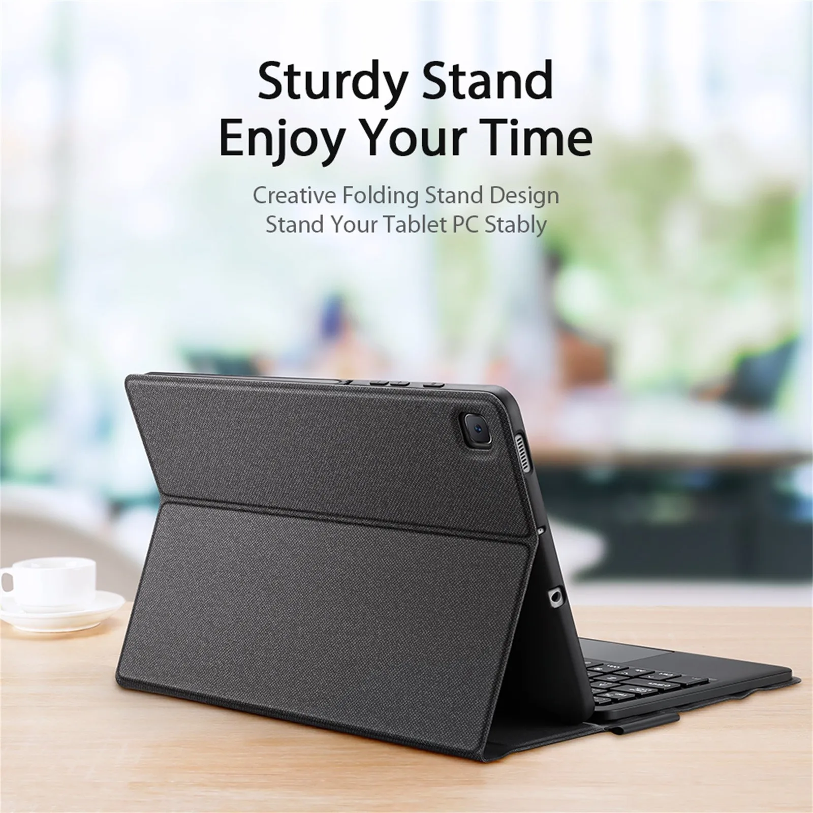 Подходит для клавиатуры Samsung Tab S6 Lite ультратонкий кожаный чехол с держателем