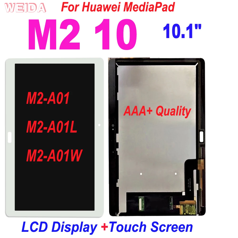 10 1 &quotЖК дисплей для HUAWEI MediaPad M2 A01 A01L A01W ЖК и с сенсорным экраном дигитайзер в сборе