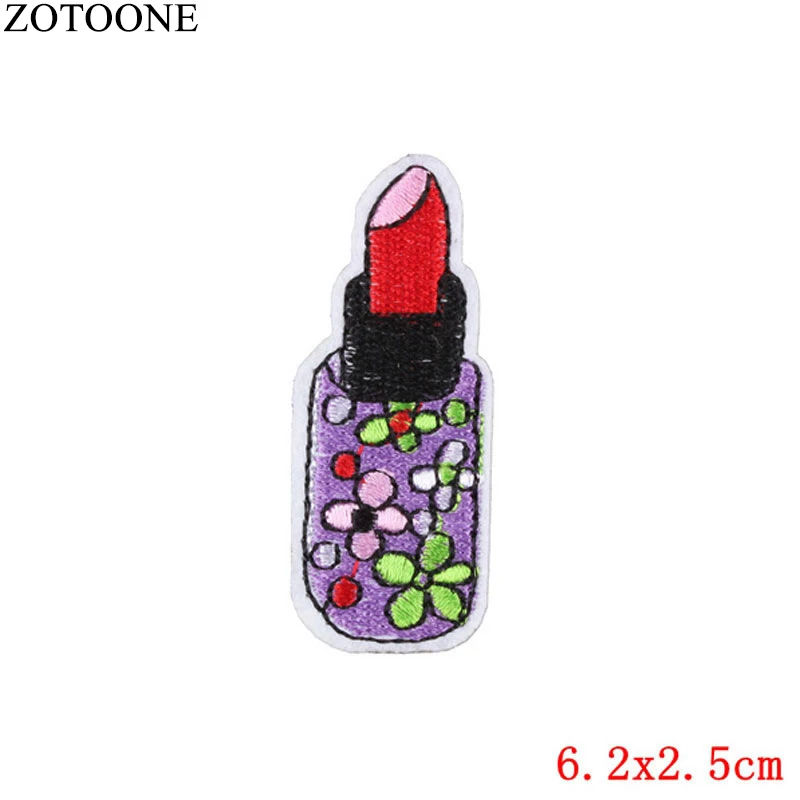 Наклейки ZOTOONE с металлическими накладками вышивка цветочной аппликацией для