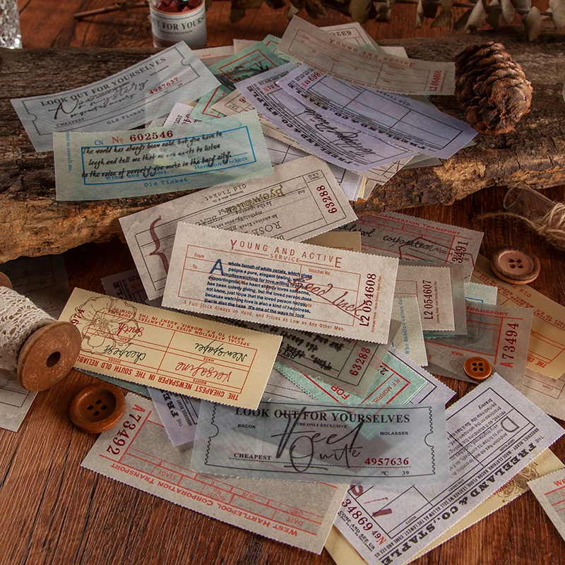 Стикеры для записей в стиле ретро с возможностью записи|Блокноты| |