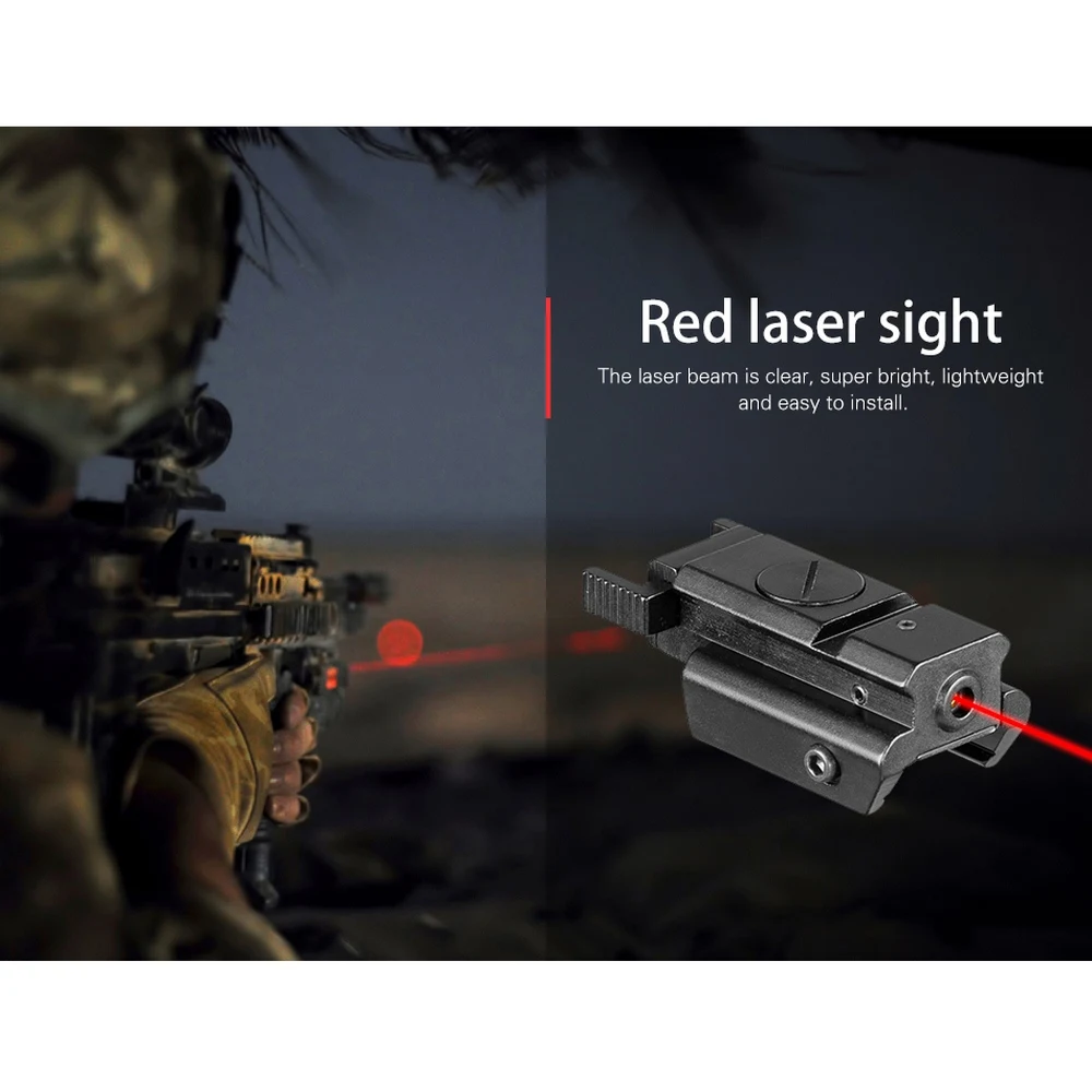 Tactical Red Dot Laser Sight Scope for Air Gun Rifle Weaver Adjustable 11/20mm Picatinny Rails Mount Rail Airsoft Hunting |
