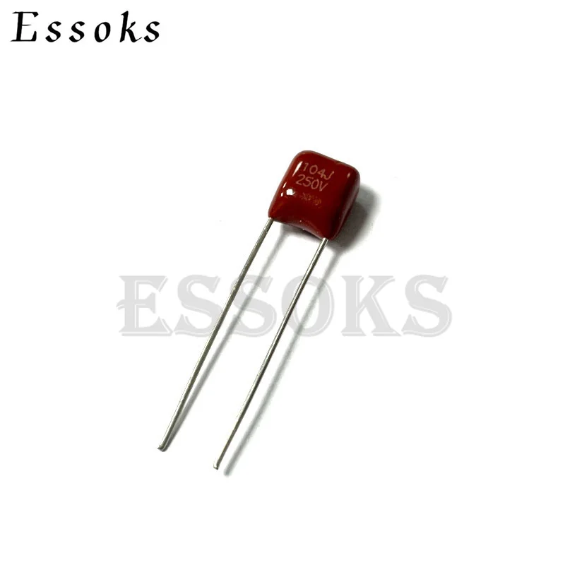 

10PCS 250V104J 0.1UF Pitch 5mm 7.5mm 10mm 100NF 250V 104 104J CBB Polypropylene film capacitor