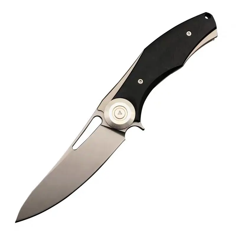 

EF Hot Sale Folding Knife 58HRC D2 Blade G10 Handle Flipper Ball Bearing Survival Hunting Knives Hiking kitchen Multi EDC Tool