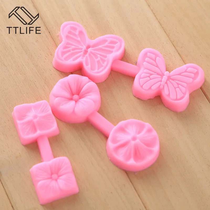 TTLIFE лепестковая силиконовая форма для помадки инструмент украшения торта