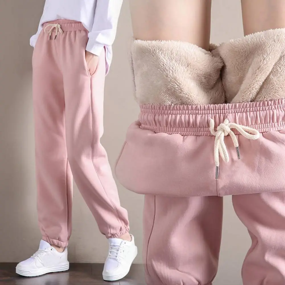 

Hot Sale Winter Women Warm Leggings Trousers Keep Warm Stretchy Pants Workout Leggings Fashion Solid Color Plus Size Leggings