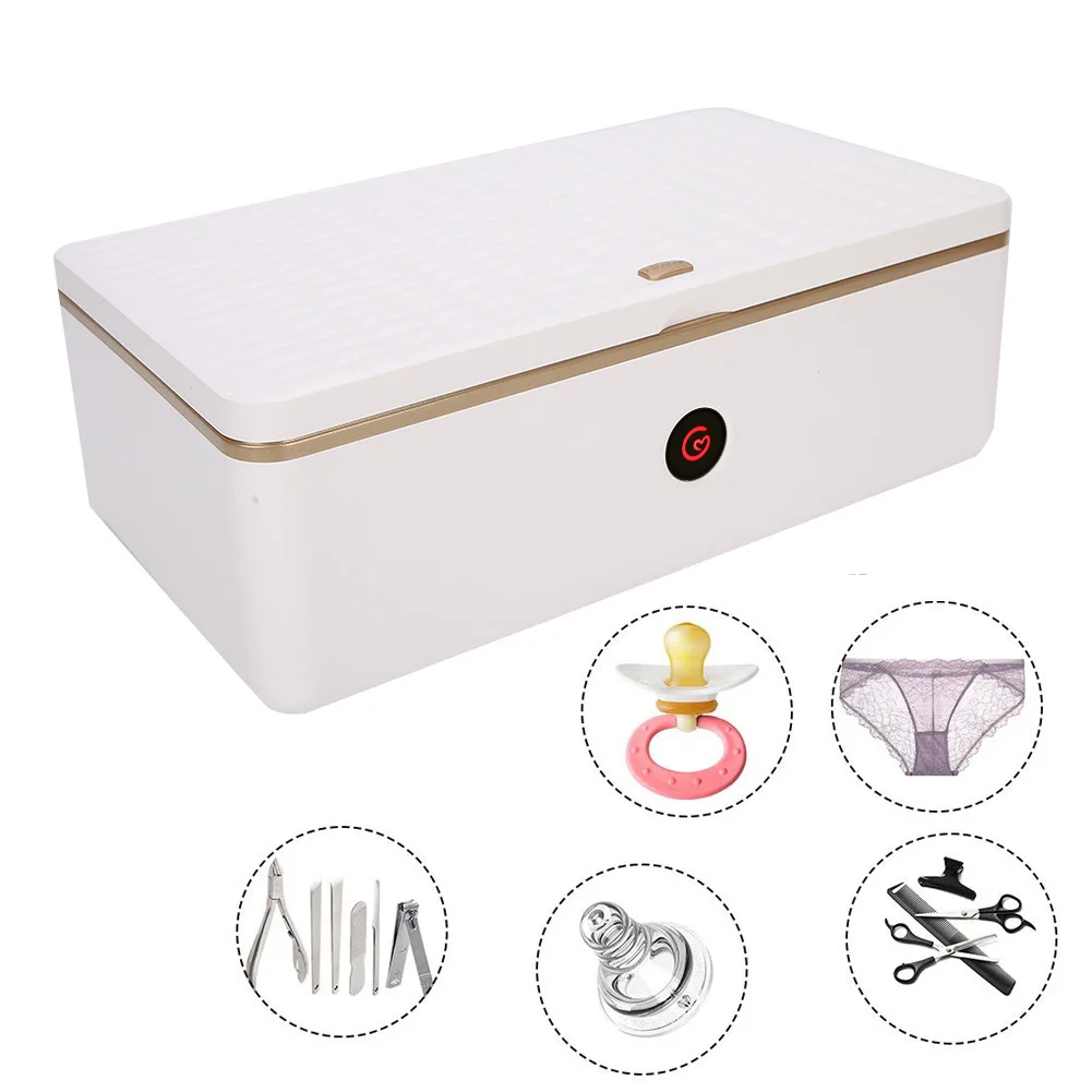 

USB UV Cleaning Box High Efficiency Ultraviolet Light Ozone Cleaning Box for Phone Nail Art Tool Use For Jewelry Glasses Makeup