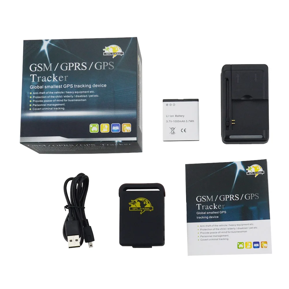 Лучший Personel управление автомобиля GPS трекер TK102 2 для с кнопкой SOS GPRS GSM в реальном
