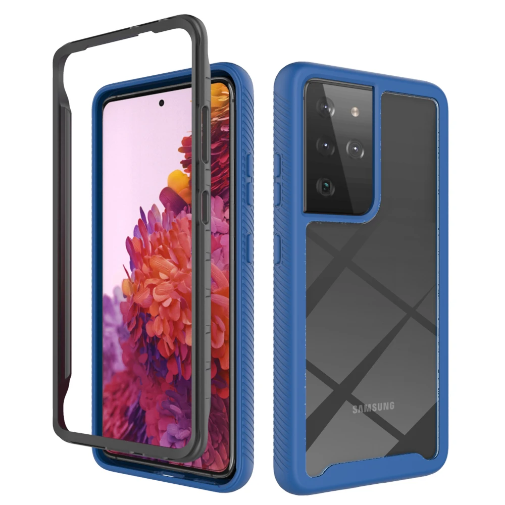 Модный акриловый прозрачный чехол для Samsung Galaxy S20 FE S21 Ultra Note 20 A12 5G A42 A72 A51 A91|Бамперы|