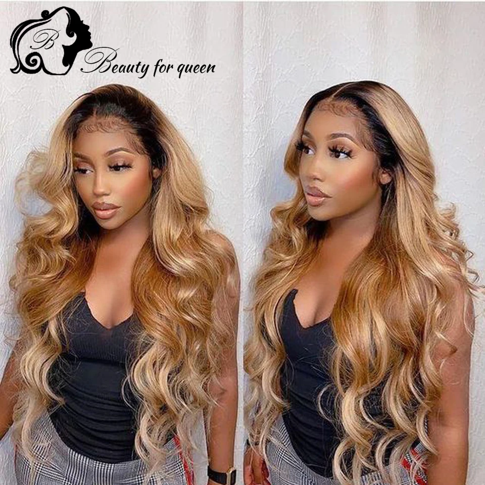 

Lace Front Human Hair Wigs Colored Brazilian Hair Wigs For Women Body Wave Lace Front Wig Transparent HD Lace Frontal Wig 180%