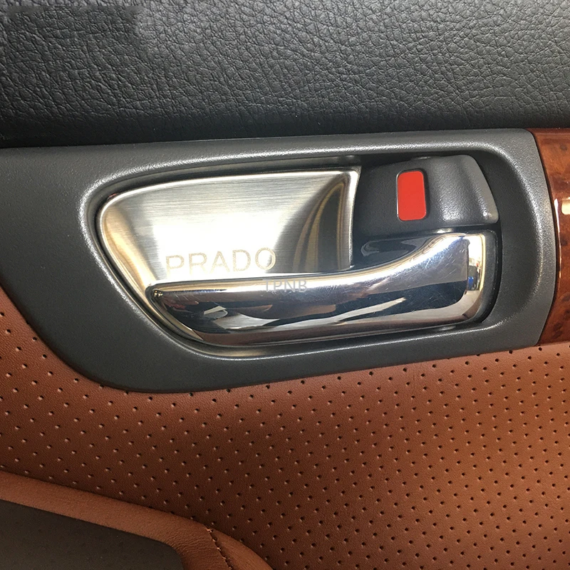 Для Toyota Land Cruiser Prado 120 2003 2004 2005 2006 2007 2008 2009 внутренняя дверь из нержавеющей стали