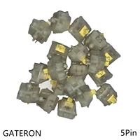 gateron 5pin milky yellow switches black red brown blue clear green 5pin switch for mechanical keyboard fit gk61gk64 gh60