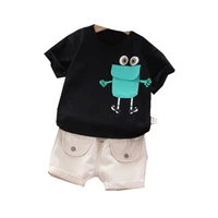new summer baby boys girls clothes suit children cartoon t shirt shorts 2pcsset toddler cotton fashion clothing kids tracksuits