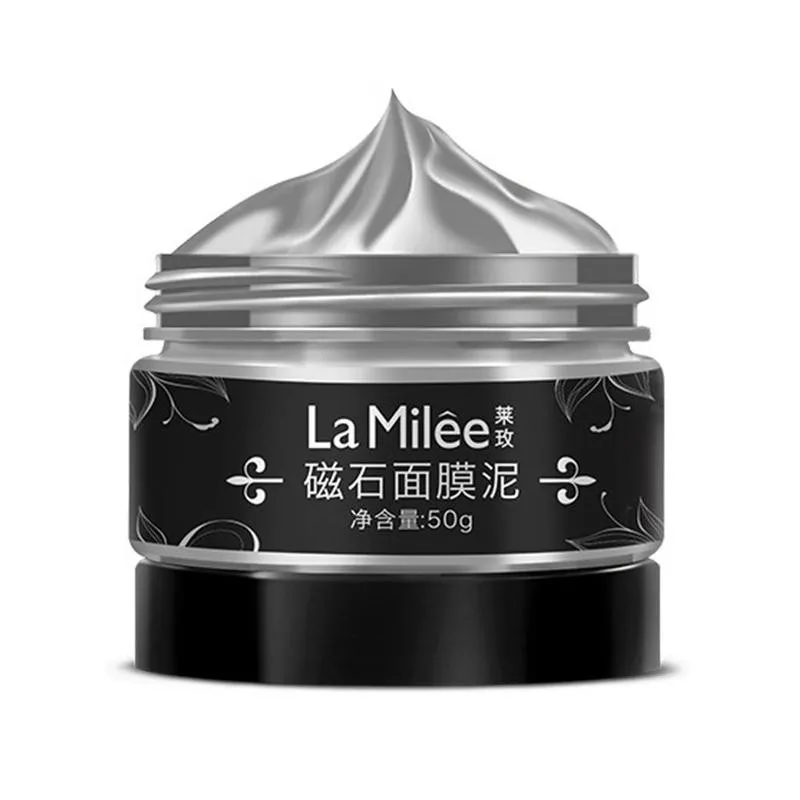 Магнитная маска для лица 50 г с минеральным насыщением очищение пор удаление