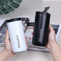350ml500ml double stainless steel 304 coffee mug leak proof thermos mug travel thermal cup thermosmug water bottle for gifts