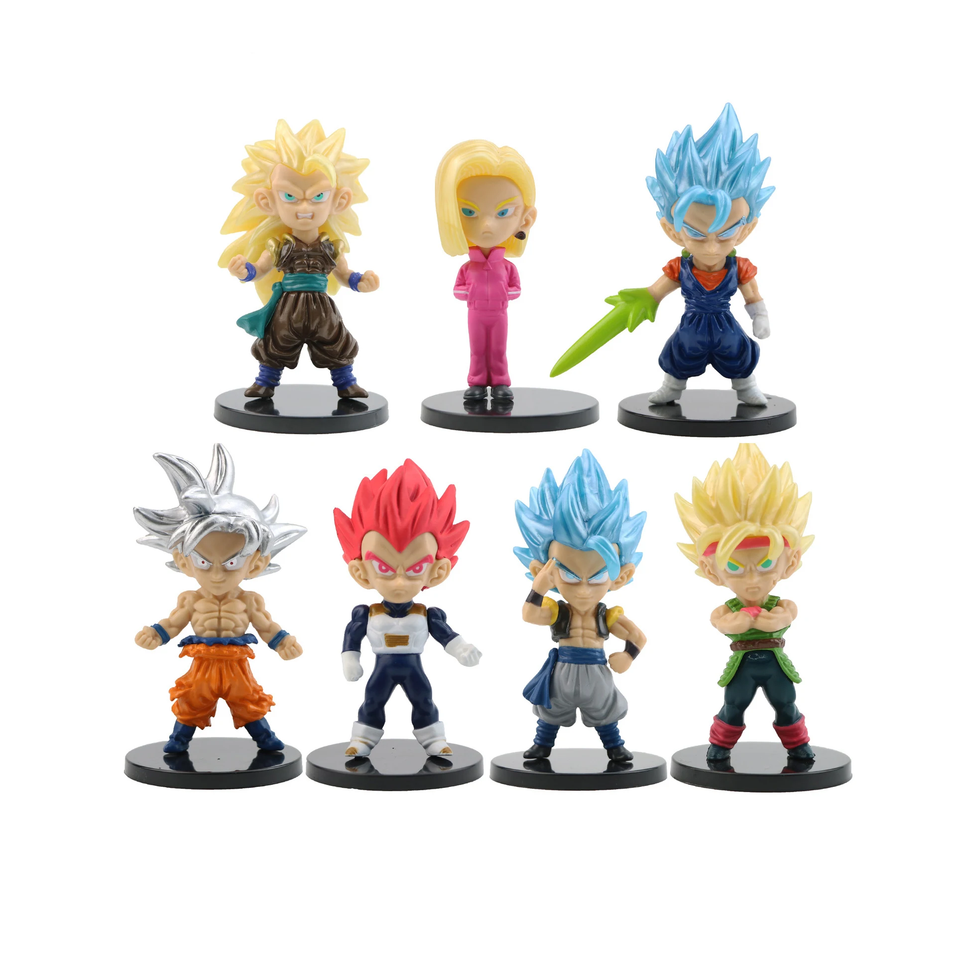 Экшн-фигурка из м/ф Драконий жемчуг Z 7 шт./компл. | Игрушки и хобби