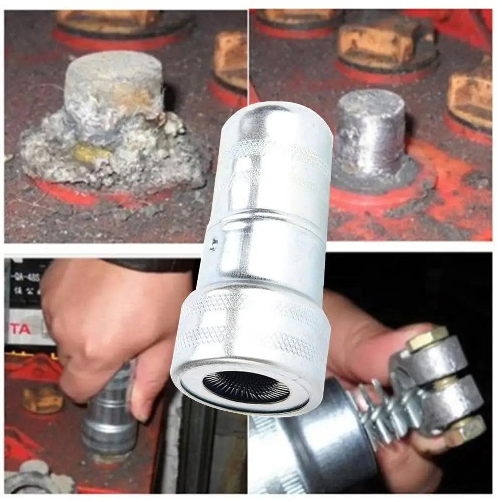 Щетка для чистки автомобильных аккумуляторов и клемм ручной инструмент удаления